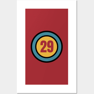 The Number 29 - twenty nine - twenty ninth - 29th Posters and Art
